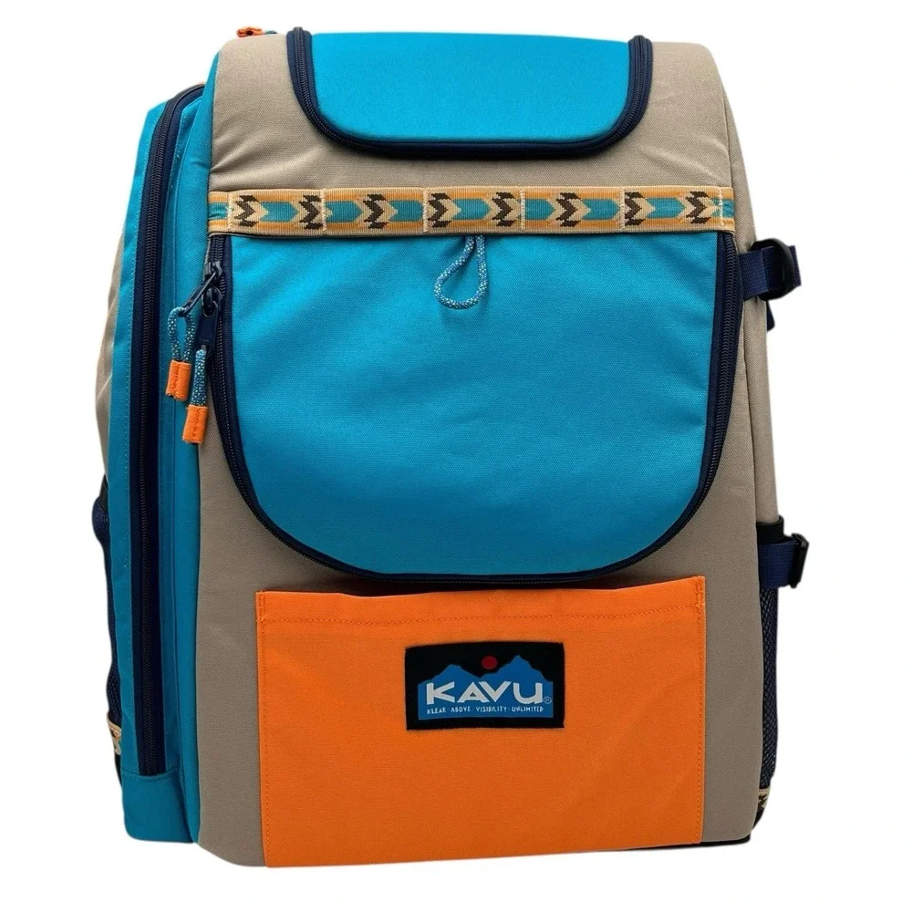 KAVU Pacific Rimshot Disc Golf Bag Padded Frisbee Holder Backpack - Jamboree